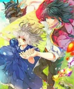 Howls Moving Castle Studio Ghibli Paint By Numbers