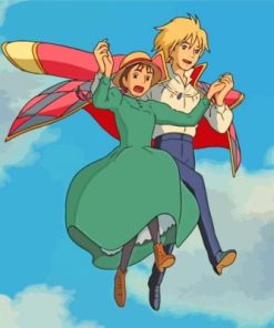 Sophie Hatter And Wizard Howl Paint By Numbers