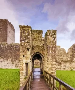 Portchester Castle Portchester Paint By Number