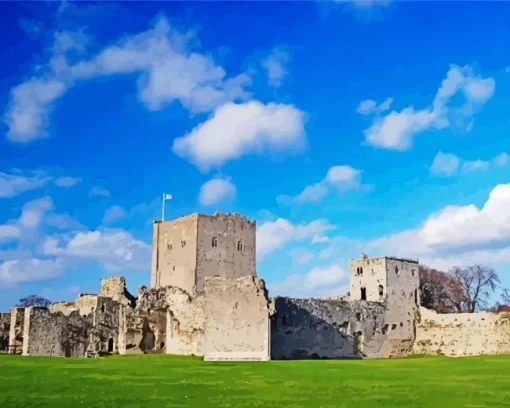 Portchester Castle Paint By Numbers
