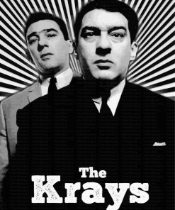 The Kray Twins Poster Paint By Numbers