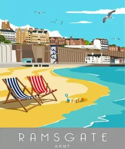 Cool Ramsgate Poster Paint By Number