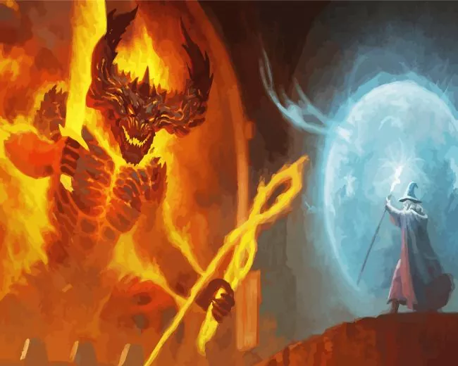 Balrog Demon Art Paint By Numbers