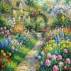Floral Garden Paint By Numbers