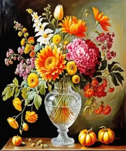 Flowers Vase Paint By Numbers