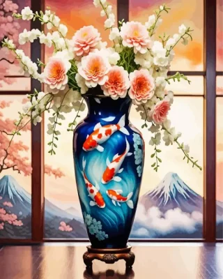 Vase Of Flowers Paint By Numbers 